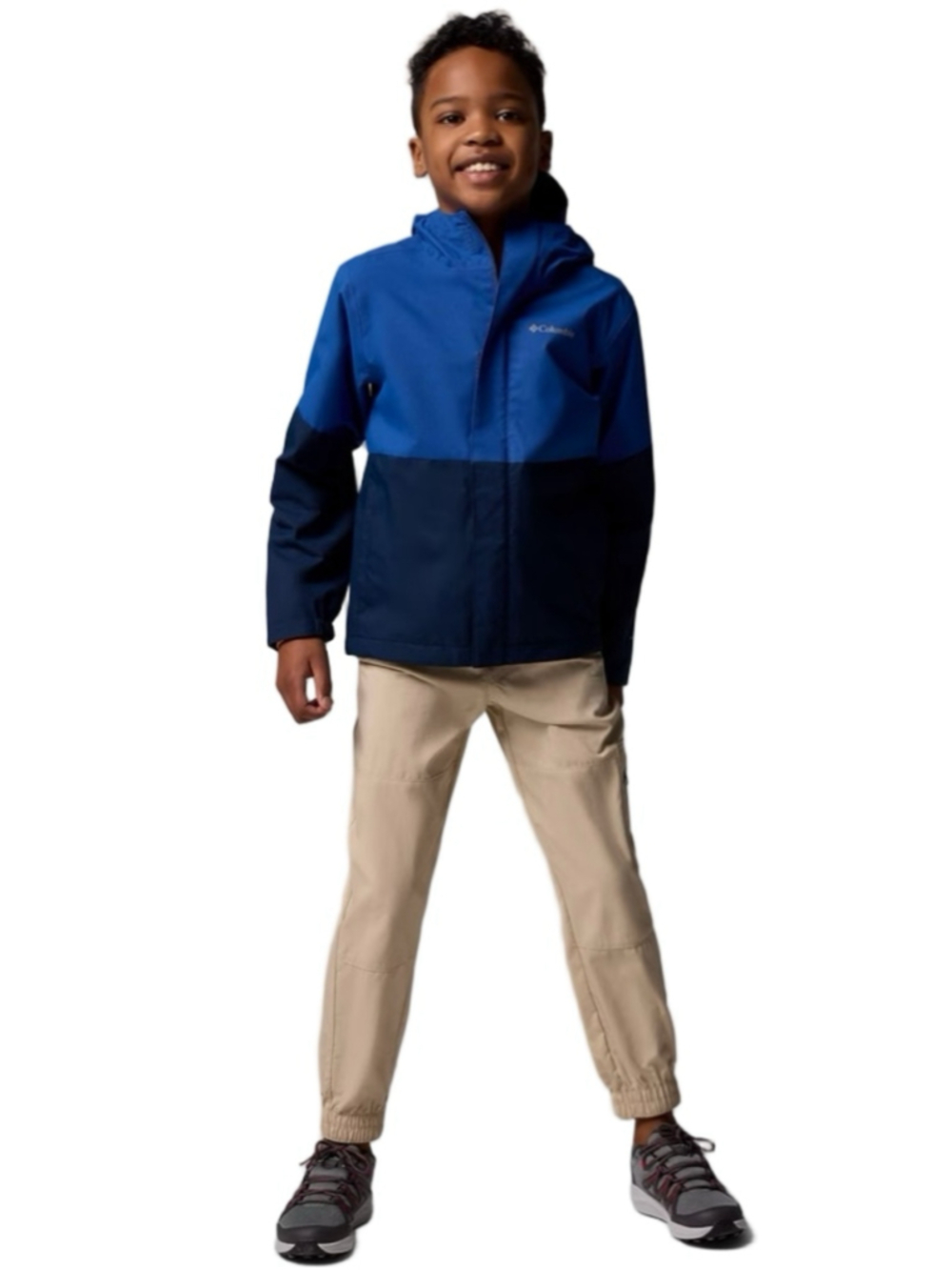 Columbia Boys Hikebound II Omni-Tech Waterproof Jacket Blue XXS 4/5 NWT